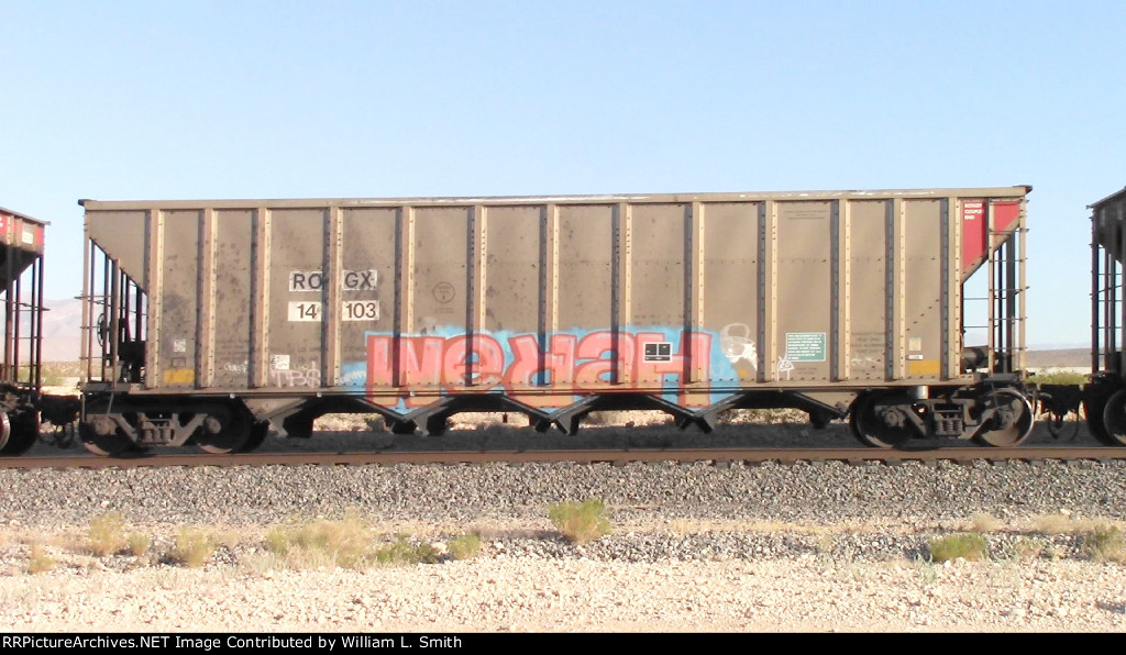 WB Unit Loaded Hooper Frt at Erie NV W-MdTrnSlv-Pshrs -111